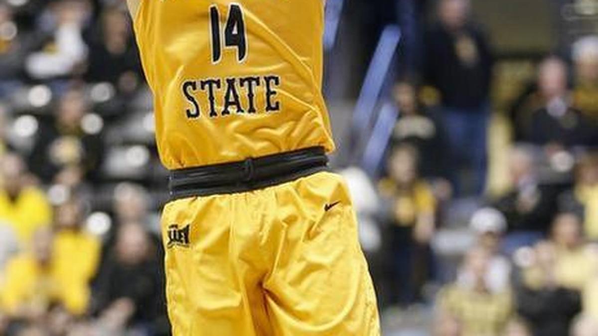 Wichita State’s J.R. Simon shoots during Saturday’s win over Bradley.