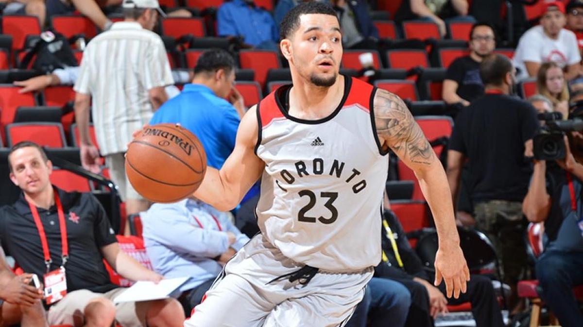 Former Wichita State star Fred VanVleet started Toronto’s exhibition game against the Clippers.