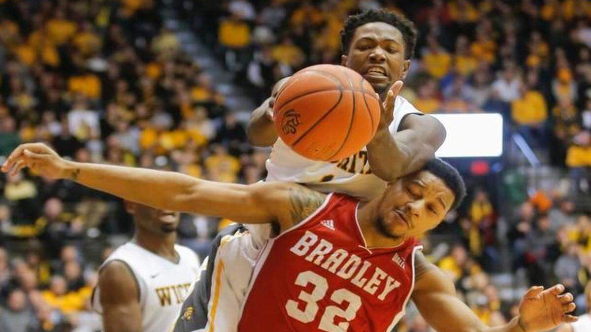 
Wichita State freshman Zach Brown had been grabbing more playing time, but a concussion will keep him on the bench during Saturday night’s game against Missouri State.
