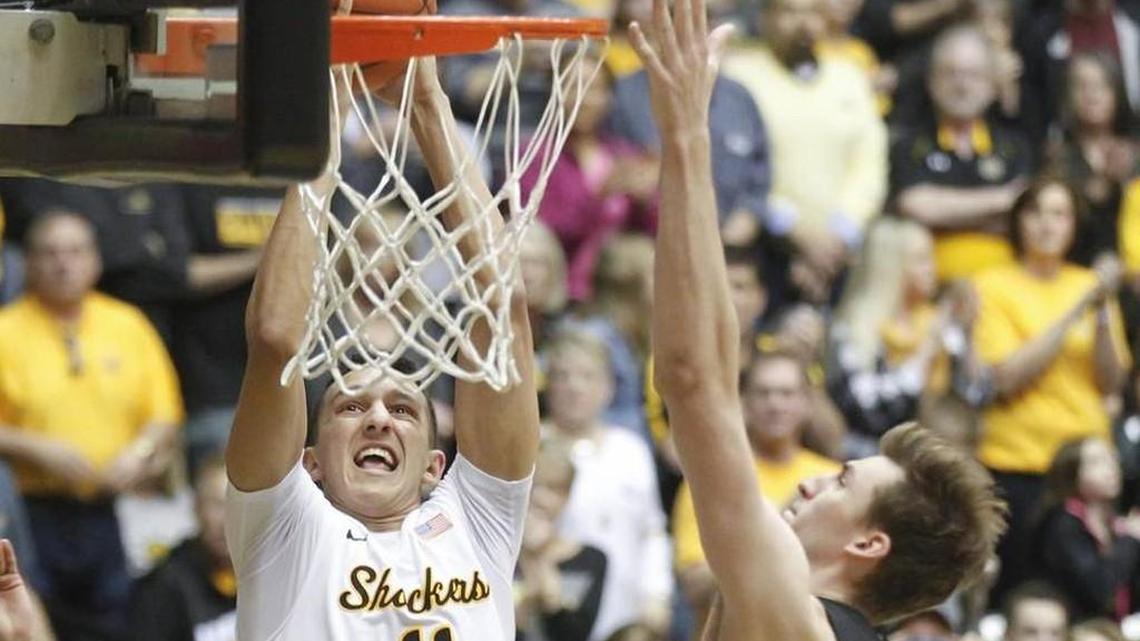 Wichita State guard Landry Shamet averages 12.5 points, 3.6 assists and 2.5 rebounds.