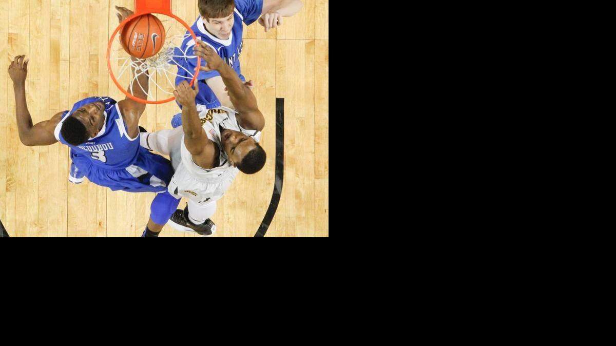 
Shockers freshman Rashard Kelly scored three points and grabbed seven rebounds in Saturday’s win over Saint Louis. 
