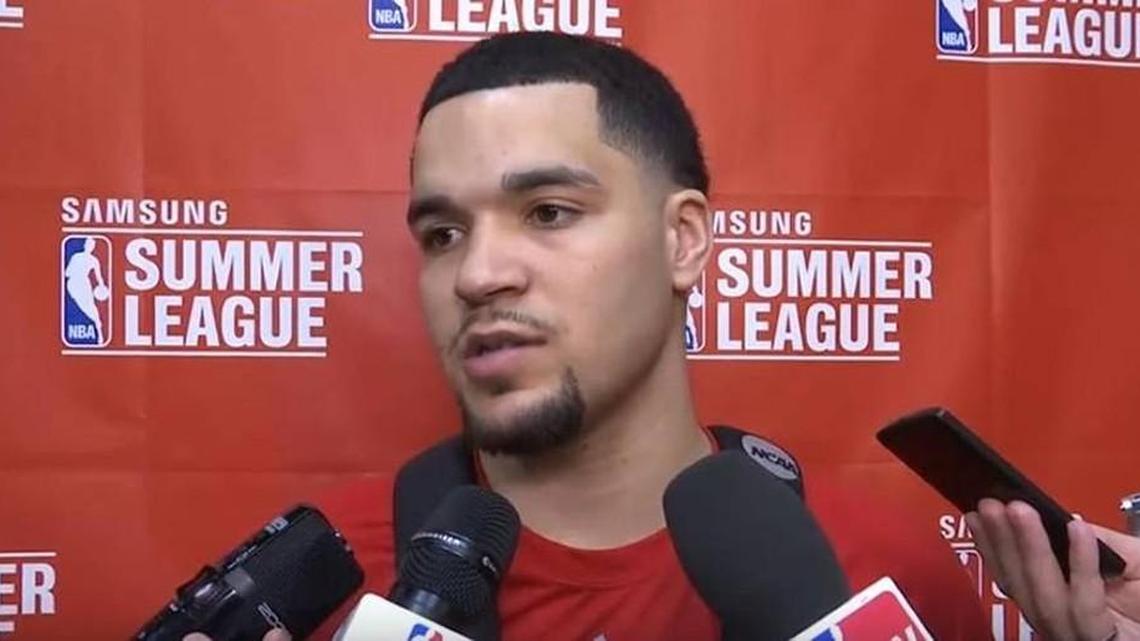 Former Wichita State guard Fred VanVleet made 6 of 11 shots from three-point range and averaged 6.2 points and 1.6 assists in the Las Vegas Summer League for Toronto.
