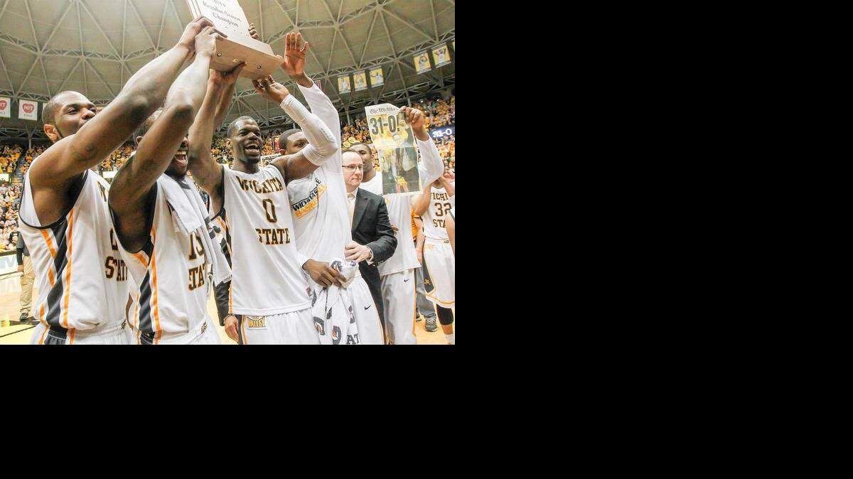 
The Shockers celebrated a Missouri Valley Conference title and a 31-0 regular-season record in March at Koch Arena. They will be a heavy favorite to repeat this season.
