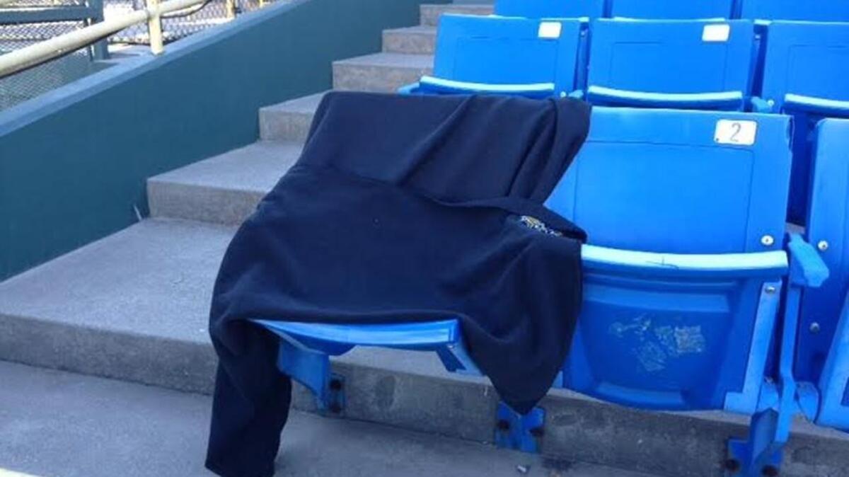 Lloyd Phelps watched every Wichita State home game from this seat in Eck Stadium.