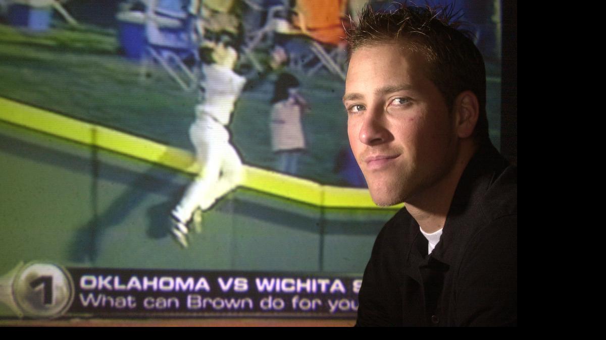 
Matt Brown's over-the-wall catch against Oklahoma was one of four plays nominated for an ESPY award for 2005 play of the year.
