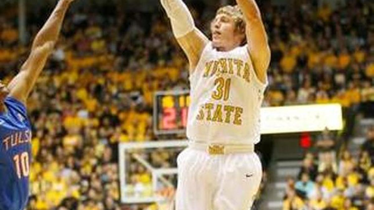 Wichita State’s Ron Baker is 13 of 23 from three-point range in three wins over Tulsa.