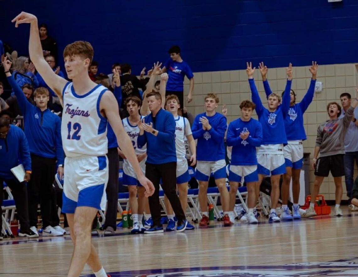 Andover senior Brendan Eilert says he is eternally grateful for the support he has received as a first-year player on the Andover boys basketball team this season.