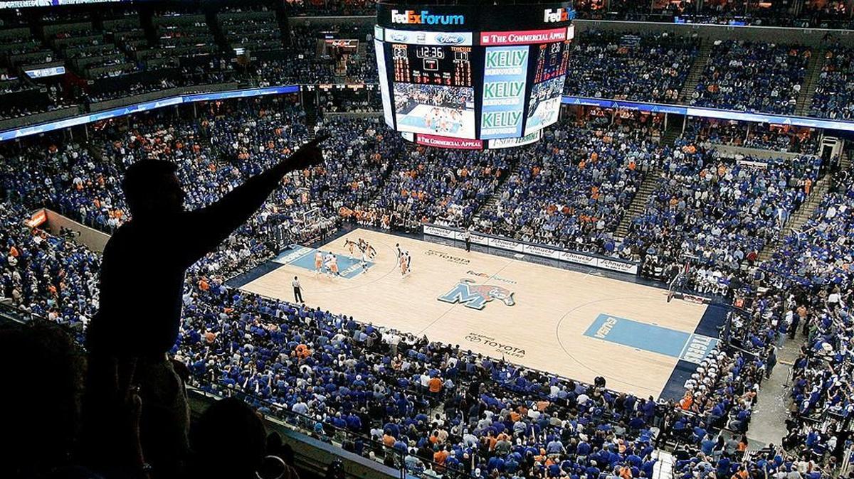 The FedEx Forum in Memphis will hold the 2019 American Athletic Conference men’s basketball tournament.