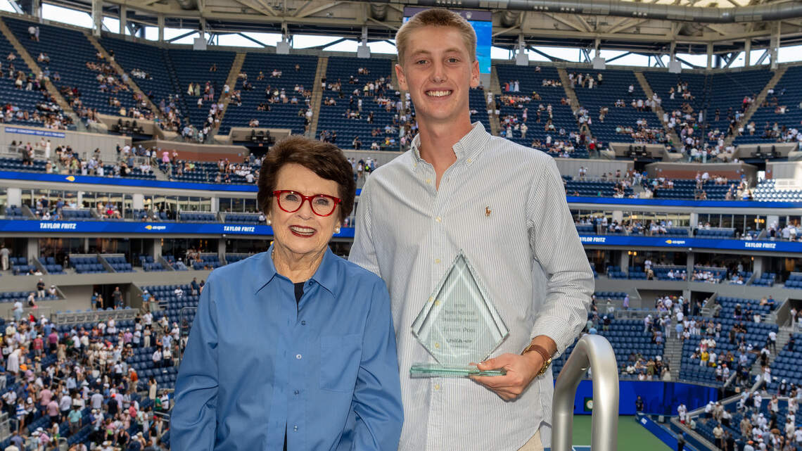 How a Wichita native went from U.S. Open nosebleeds to suite with Billie Jean King