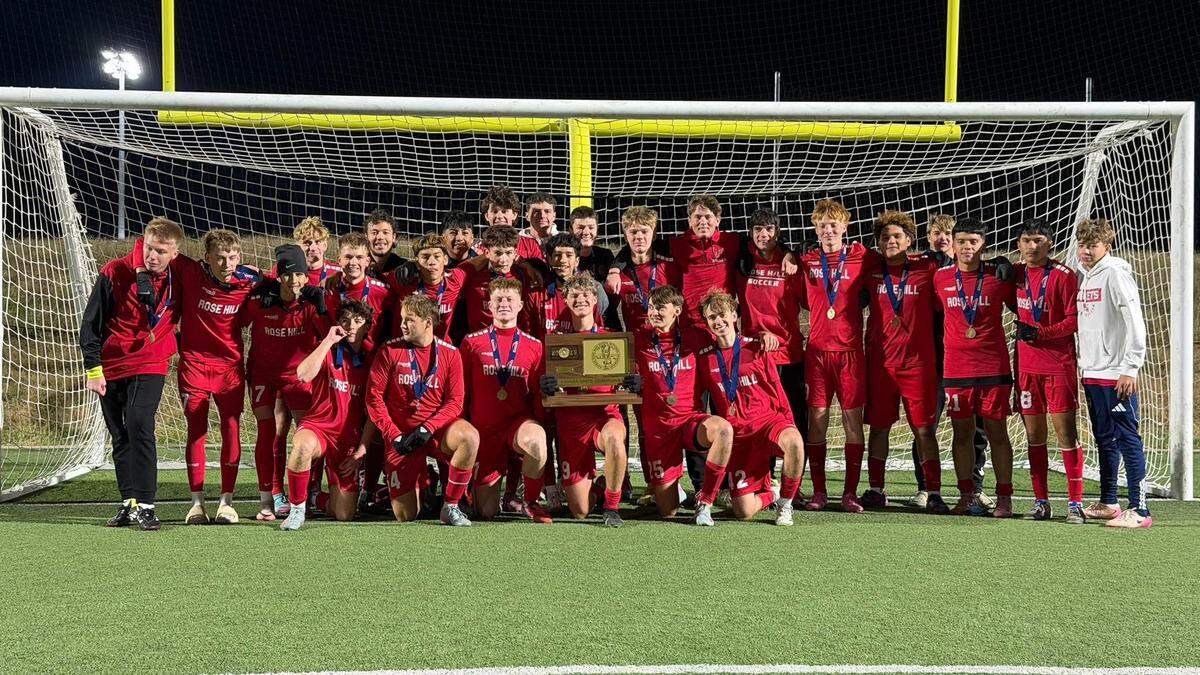 The Rose Hill boys soccer team won the Class 4-1A state championship on Saturday with a 3-1 victory over Baldwin to cap off a 19-2 season.