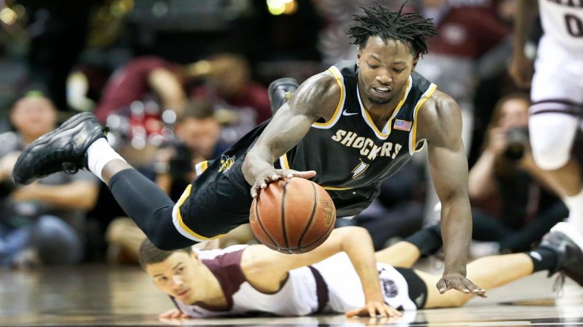 Zach Brown (top) and other Wichita State players have shown coach Gregg Marshall enough hustle to limit the number of on-the-floor drills in Koch Arena this summer.