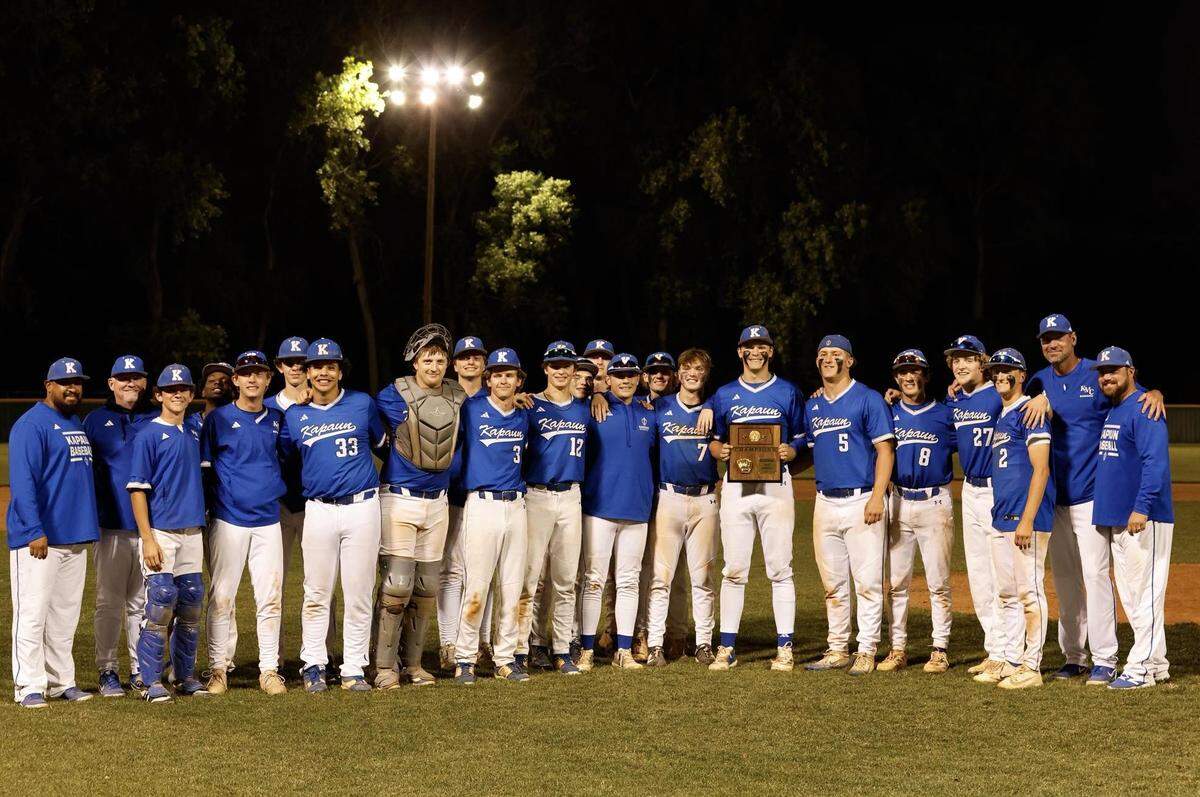 The Kapaun Mt. Carmel baseball team qualified for the Class 5A state tournament.