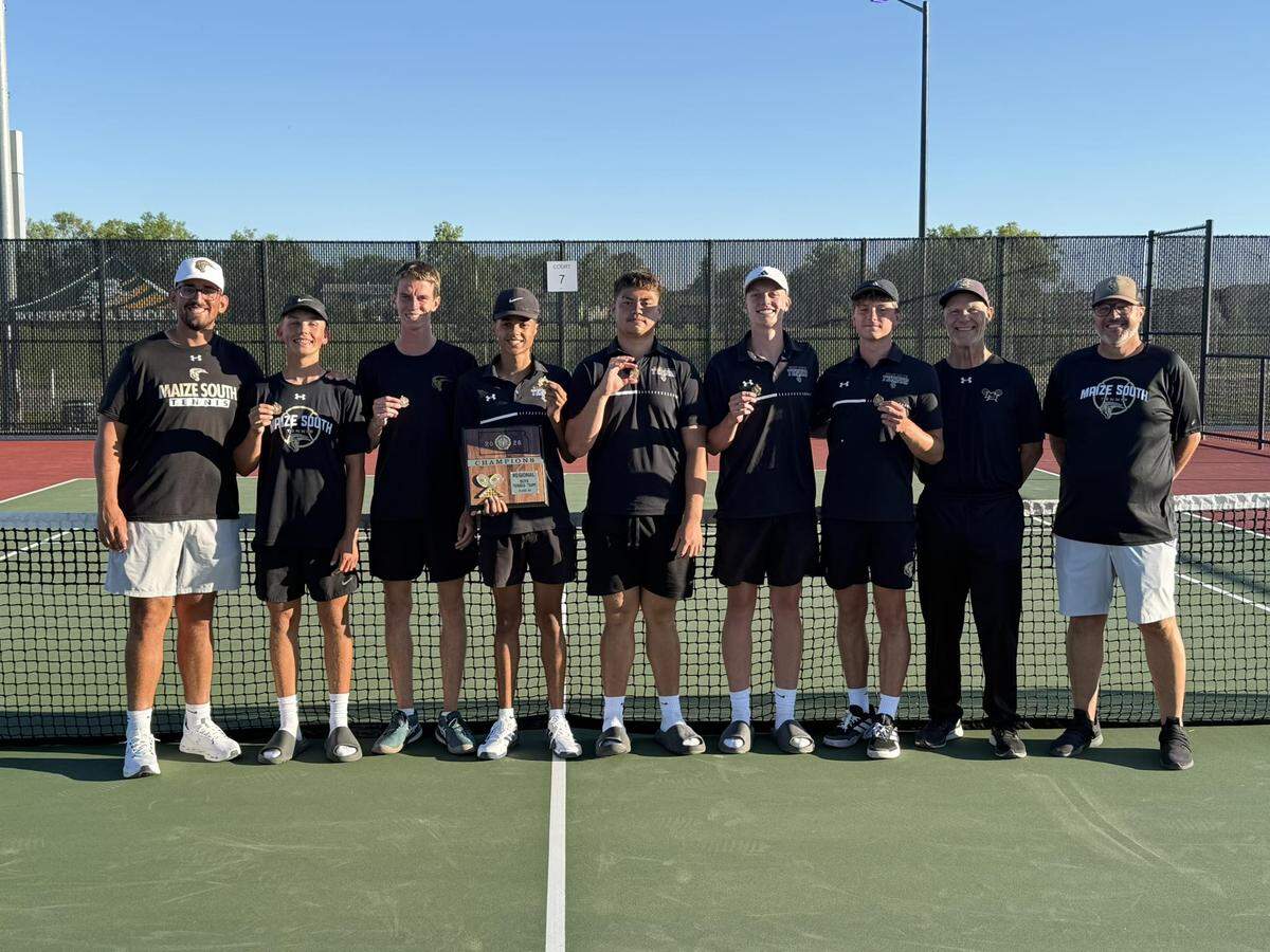 The Maize South boys team won a highly-contested Class 5A regional team championship last weekend to set the Mavericks up to contend for a state title this weekend in Andover.