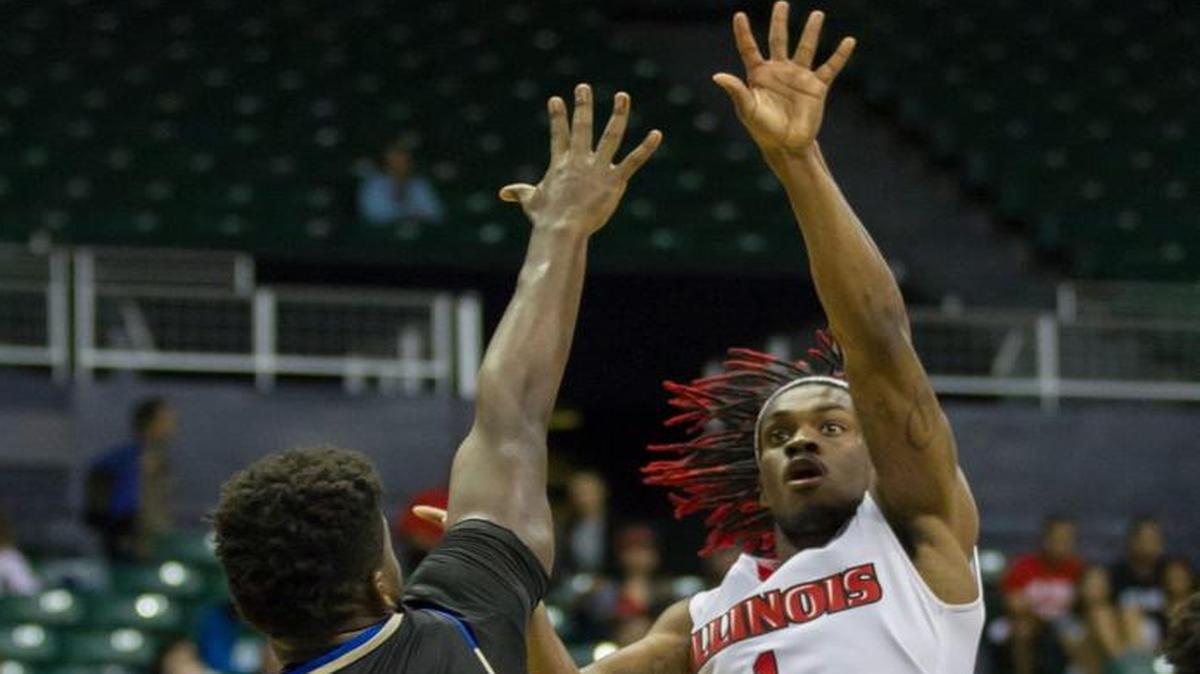 Paris Lee (1) has led Illinois State’s revival as part of a 9-0 Missouri Valley Conference start.