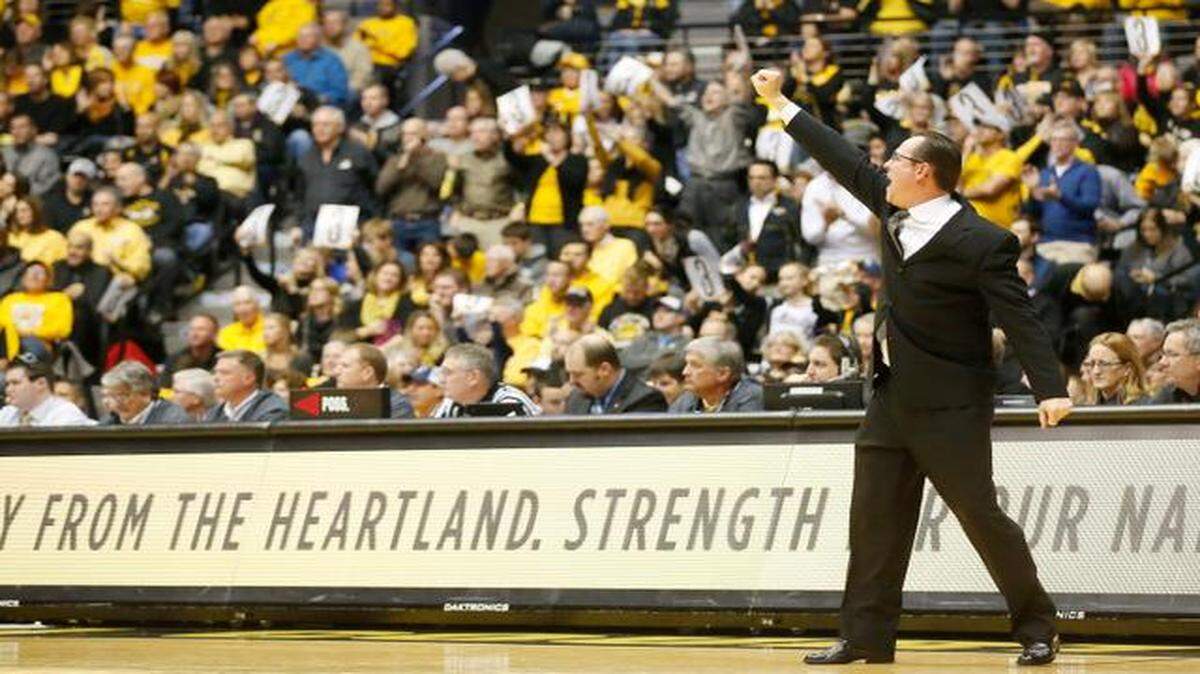 
Wichita State coach Gregg Marshall says his team has been challenged by this season’s schedule an is responding well. 
