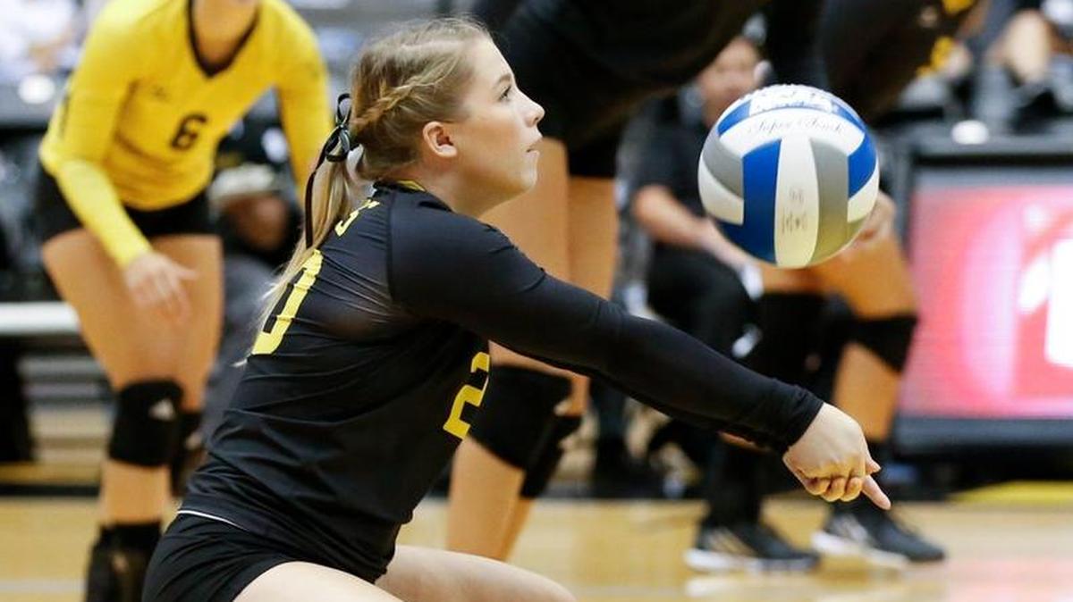 Wichita State's Hanna Shelton has set a career-high in digs (212) this season. WSU plays Radford in the first round of the NCAA Tournament at Koch Arena on Friday night.