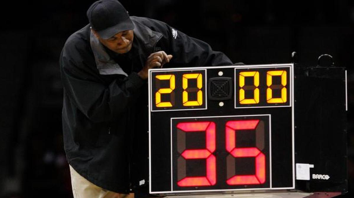 
An NCAA basketball rules committee recommended Friday that the 35-second shot clock be reduced to 30 seconds.
