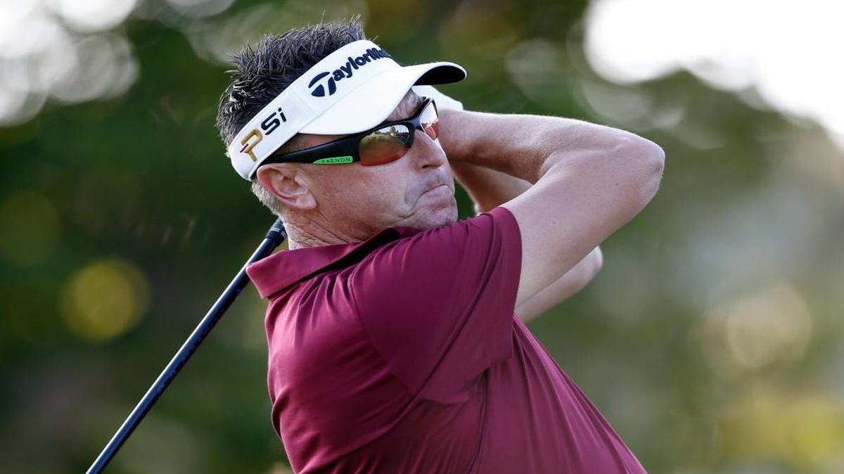Robert Allenby shot a 6-under 65 Saturday in the third round of the Web.com Tour’s Air Capital Classic at Crestview Country Club.