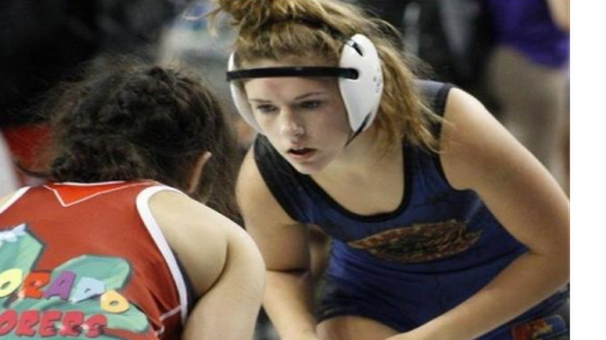 McPherson’s Mya Kretzer will wrestle Saturday in the girls state tournament.
