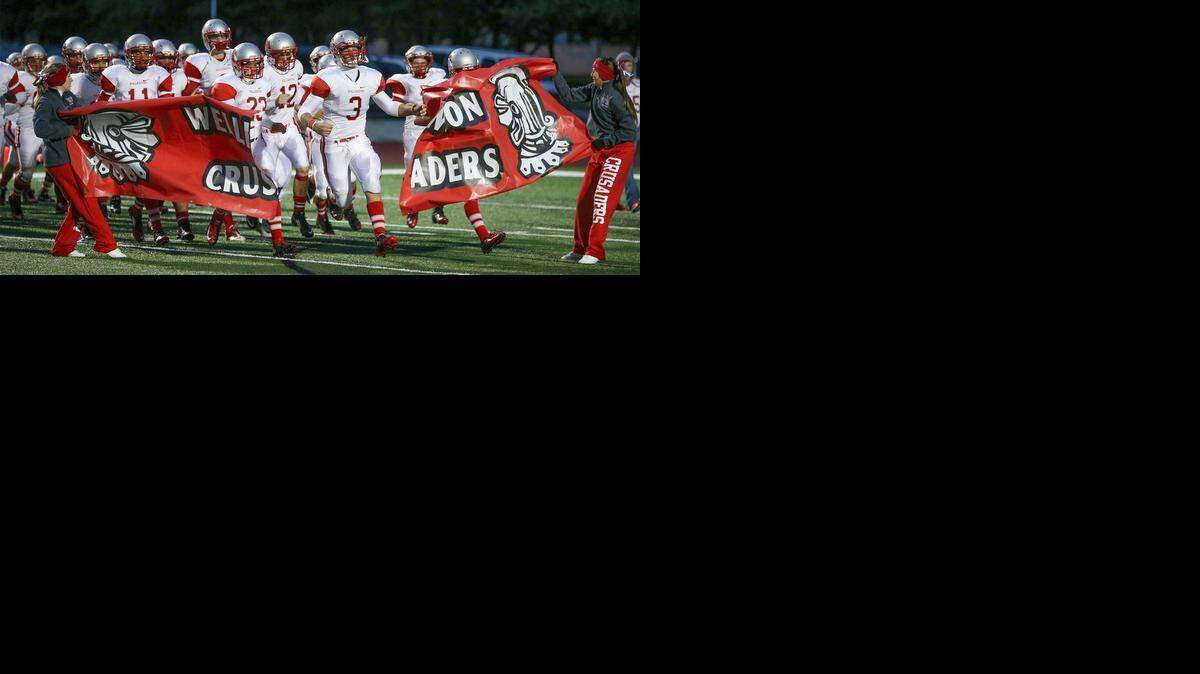 
The Wellington football team takes the field on Oct. 10.
