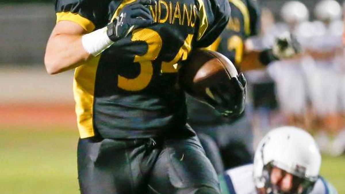 Andale running back Zach Meyer will lead the Indians in the Class 4A-II semifinals on Friday at Holcomb.