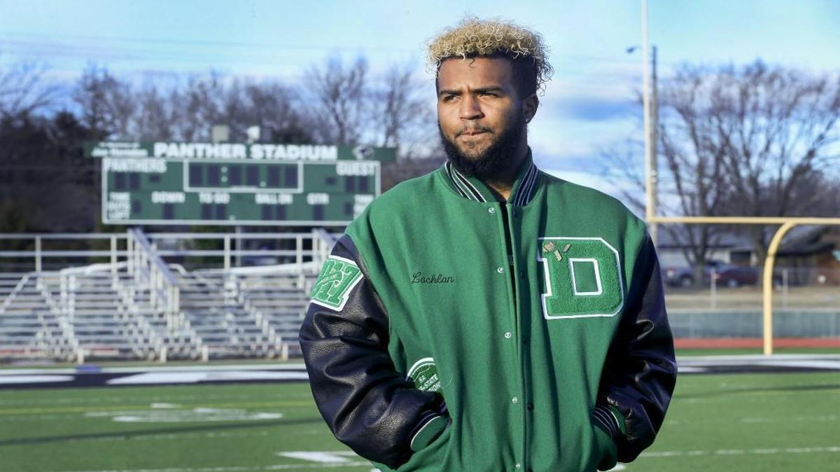 Derby senior Lachlan Jones has had two offers from junior colleges and is being recruited mostly by NAIA schools. His coach, Brandon Clark, thinks in other years he would’ve been recruited by most Jayhawk Conference schools — creating a springboard for Jones to his dream of major-college football — but a change in out-of-state scholarship rules has had Wichita-area coaches seeing fewer recruiters at their schools.