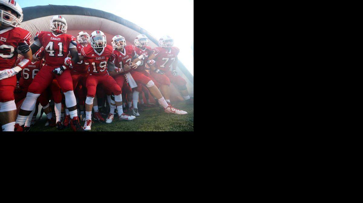 
Maize players prepare to take the field on Oct. 17.
