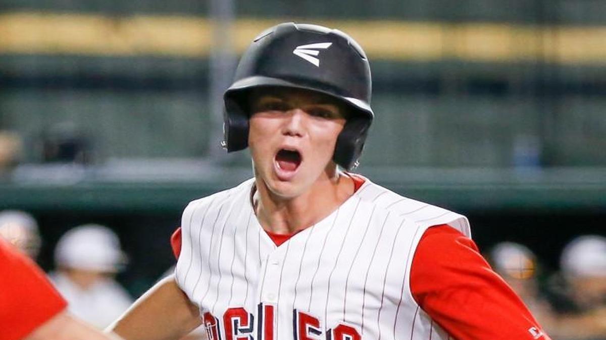 Jacob Taylor (40) is one of 14 seniors on a Maize roster that begins play in the Class 5A baseball tournament on Thursday at Eck Stadium.