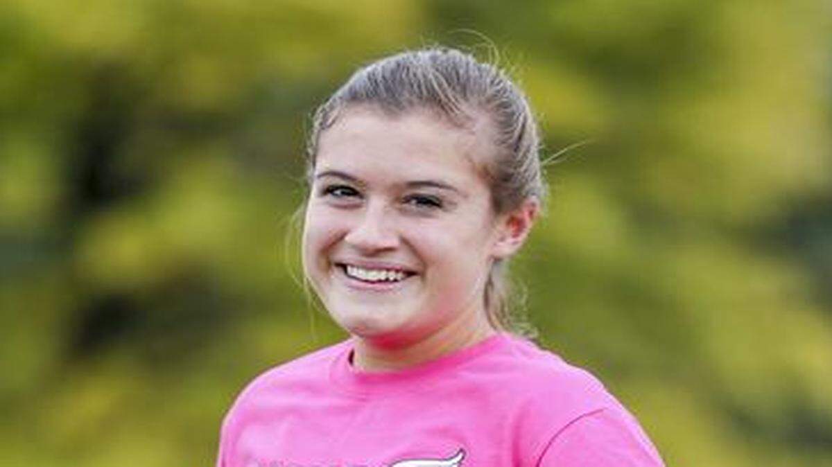 
Mikala Heddin, a senior cross country runner for Hesston High, is one of the top runners in 3A, but she won't be at state because she can't compete on the Sabbath, so she can't compete in Saturday's regionals. (Oct. 23, 2014)
