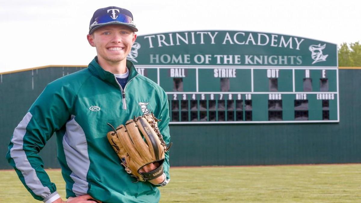 Trinity Academy pitcher Dan Jones has developed a passion for aviation and got his pilot’s license last summer.
