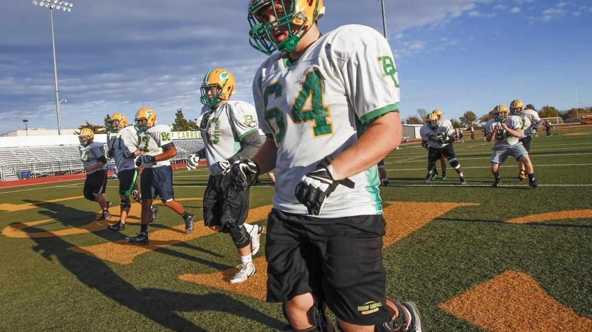 Carroll’s Noah Johnson has led the Eagles through a season of decimating injuries to the Class 5A semifinals Friday against Eisenhower.