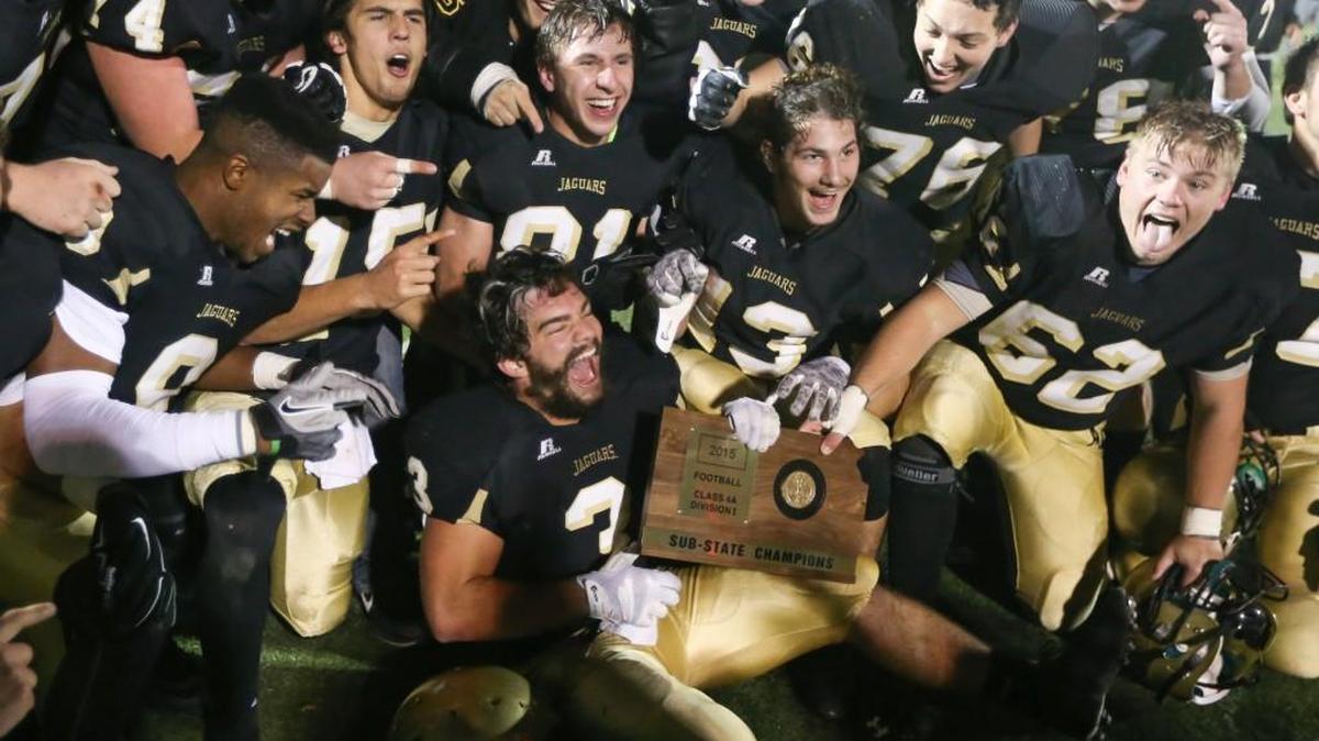Andover Central celebrated its semifinal win over Topeka Hayden to advance to Saturday’s Class 4A-I title game.