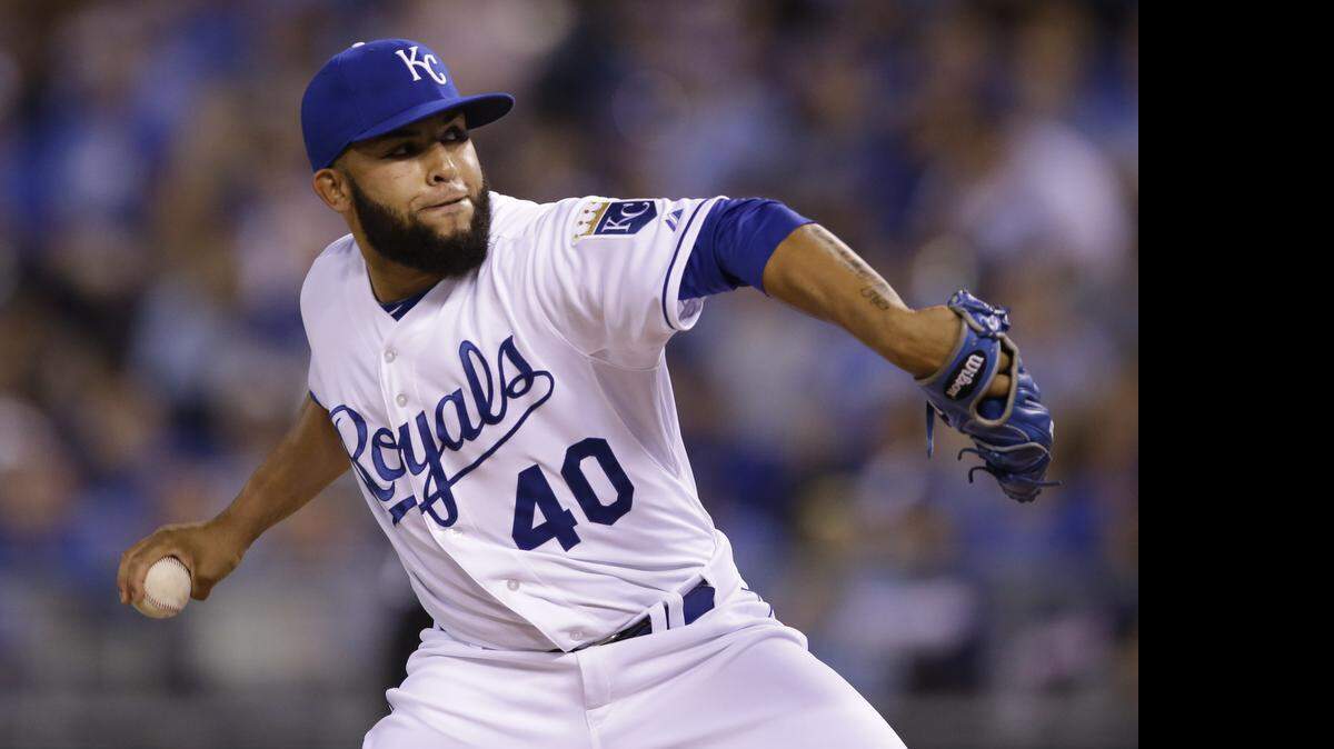 
Royals relief pitcher Kelvin Herrera can appeal his five-game suspension handed out by Major League Baseball on Tuesday.
