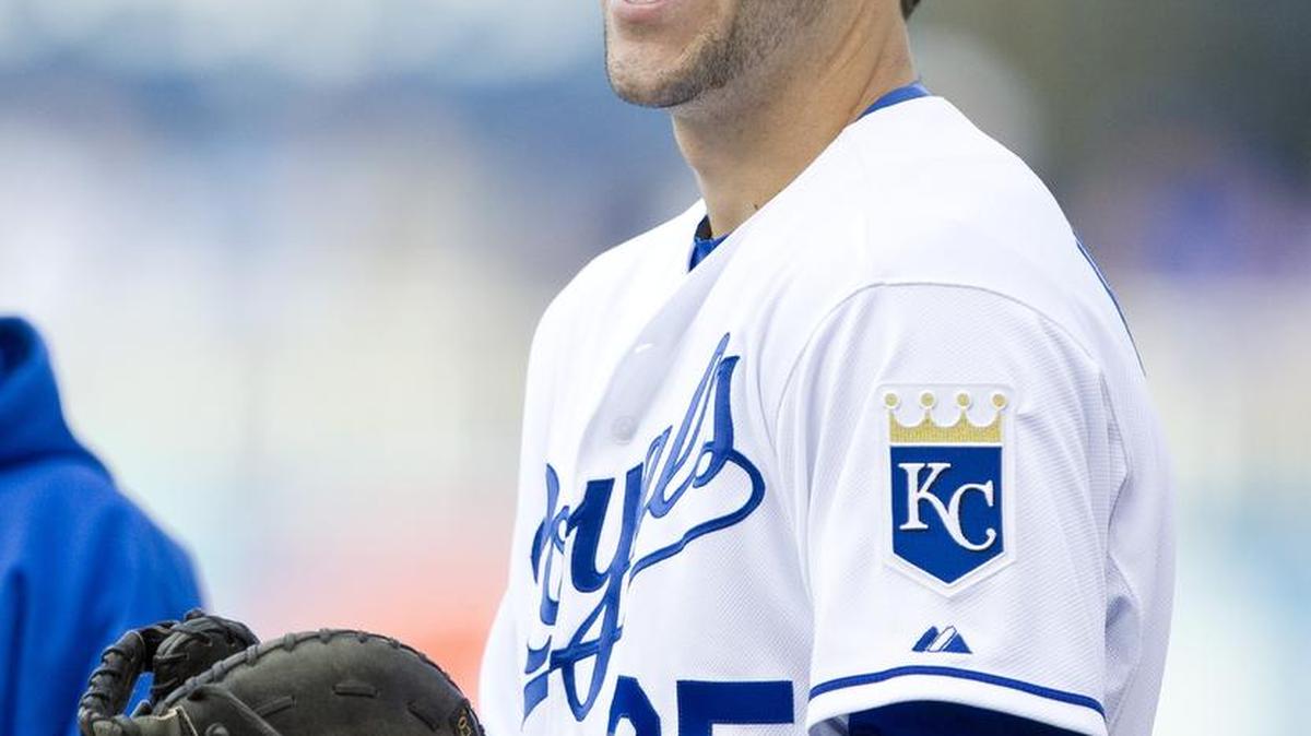 Royals first baseman Eric Hosmer during his major-league debut on May 6, 2011.