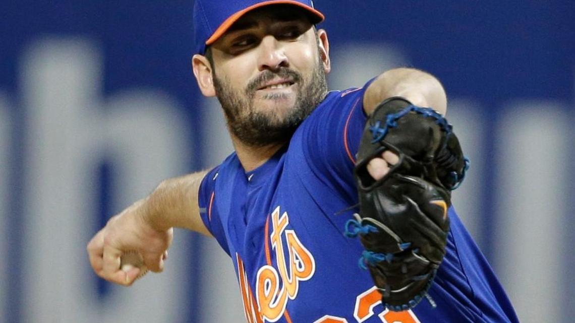Mets pitcher Matt Harvey is one of his rotation’s hard throwers and gets the Game 1 start Tuesday against the Royals.