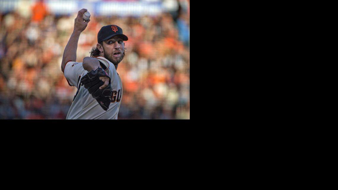 
Giants pitcher Madison Bumgarner won for the second time in the 2014 World Series, shutting out the Royals 5-0 as San Francisco took a 3-2 Series lead.
