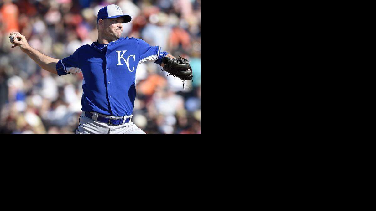 
Kansas City Royals relief pitcher Ryan Madson 
