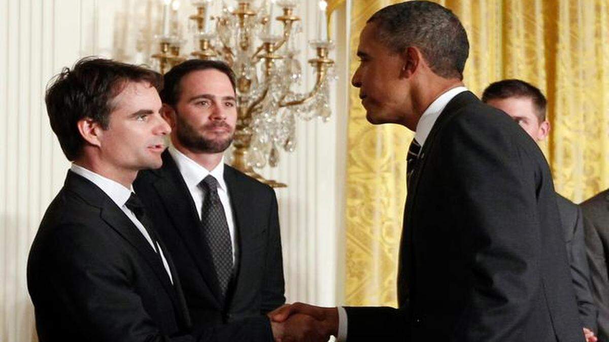 
NASCAR’s Jeff Gordon has gone to the White House and met President Barack Obama several times, including in 2011 as Jimmie Johnson was honored for winning the Sprint Cup Series Championship.


