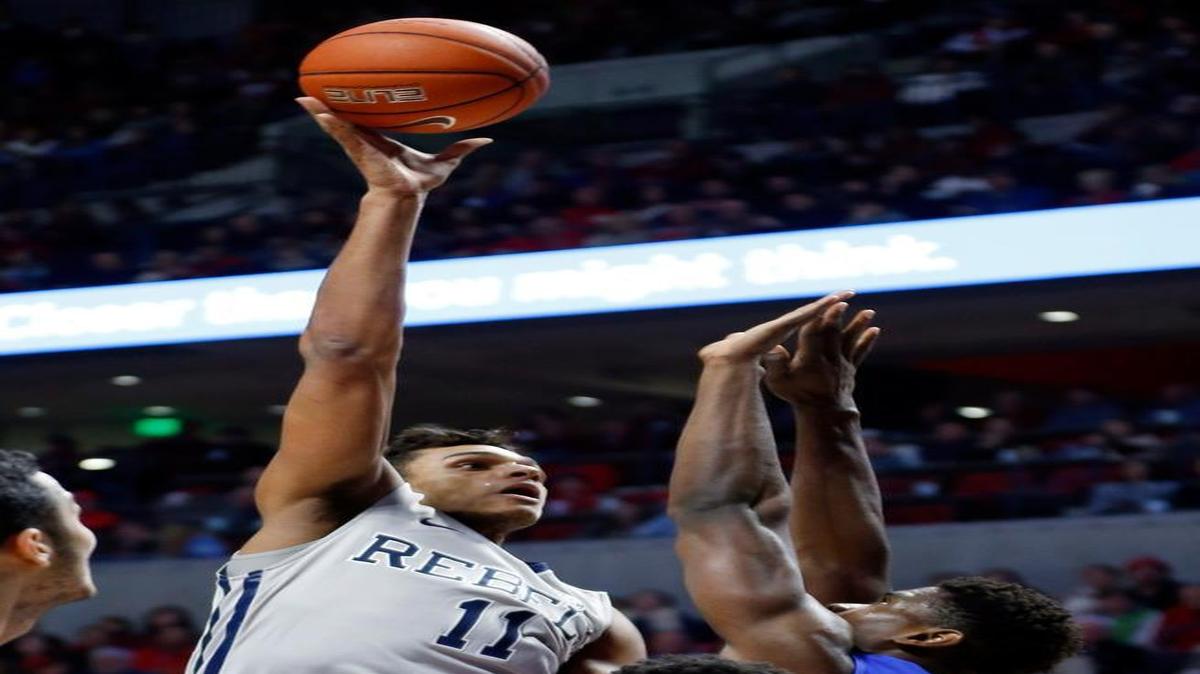 Mississippi forward Sebastian Saiz (11), a Sunrise Christian Academy product, is averaging 12.8 points and 9.8 rebounds.