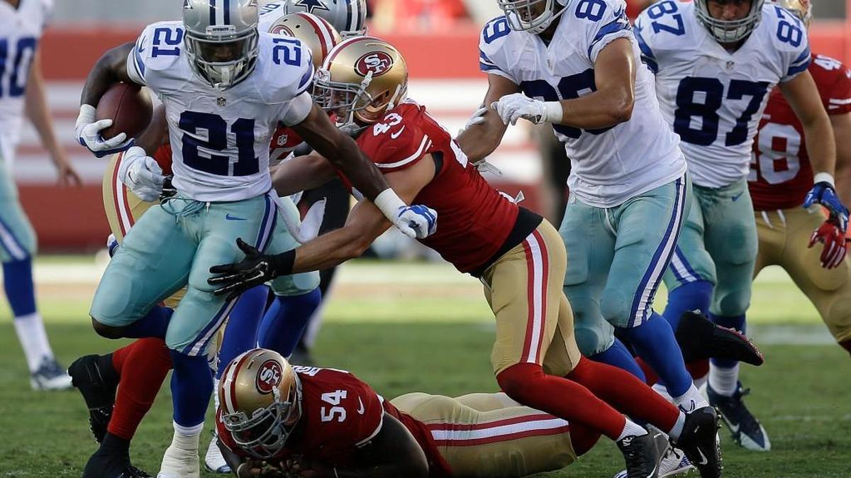 
Joseph Randle (21) begins his third season at running back for the Dallas Cowboys. Randle played at Southeast High in Wichita.
