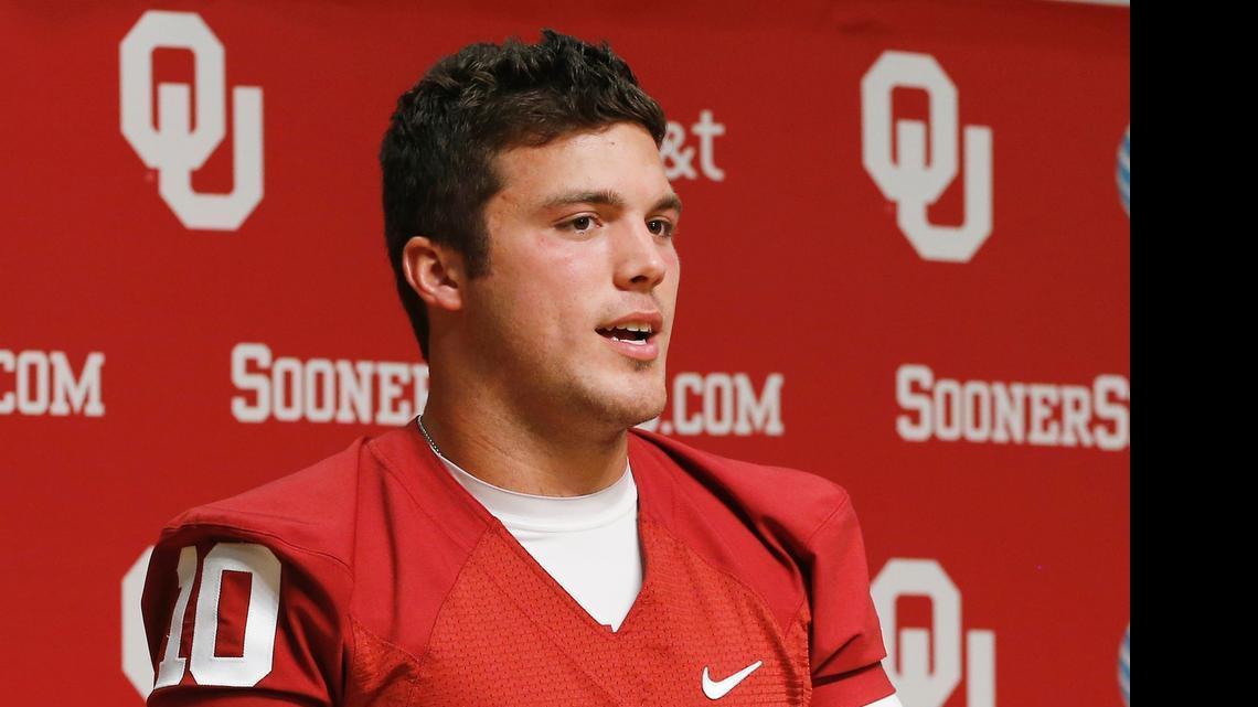 
Blake Bell played quarterback at Oklahoma before switching to tight end.
