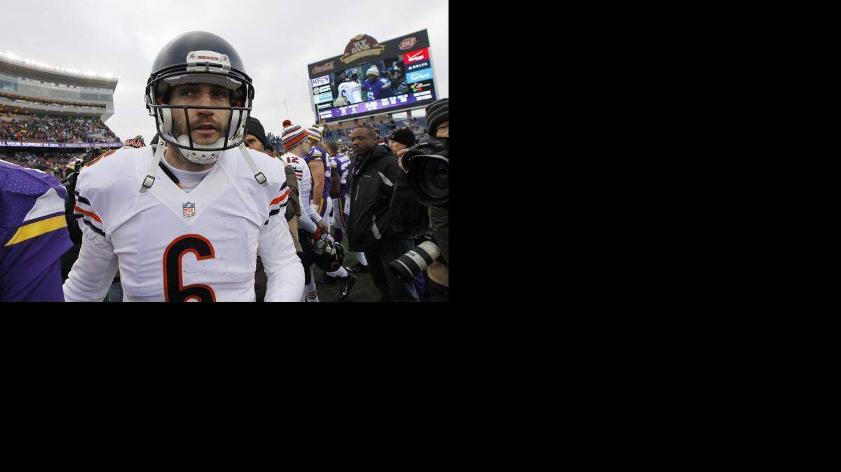 
Chicago Bears quarterback Jay Cutler.
