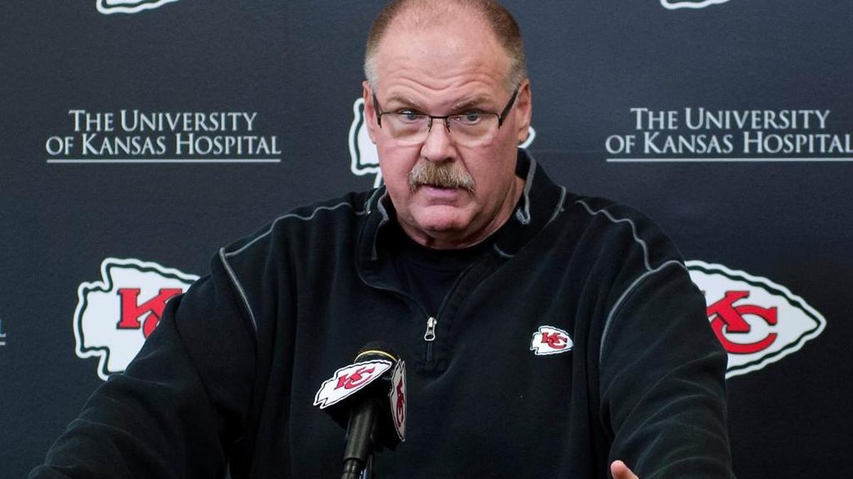 Chiefs coach Andy Reid met with reporters on Monday to talk about the upcoming playoff game against the Houston Texans.
