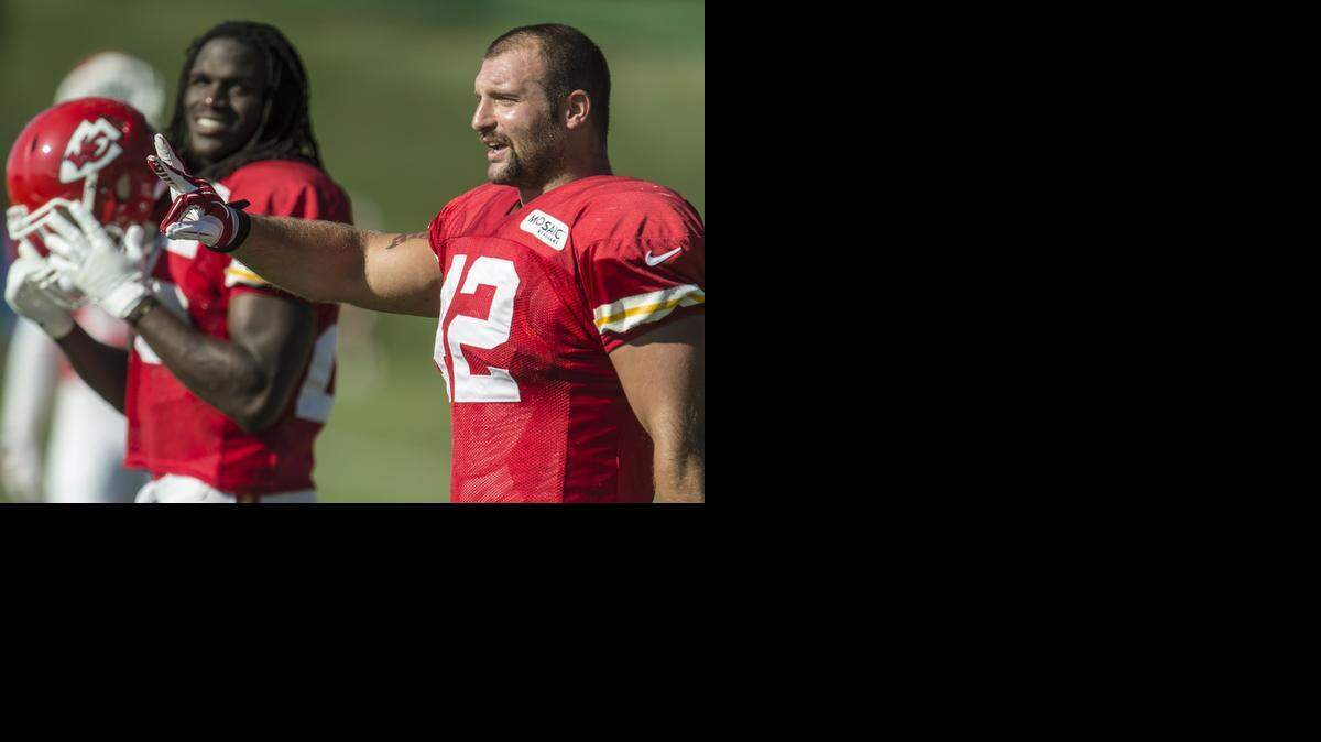 
Kansas City Chiefs fullback Anthony Sherman has helped carve running routes for Jamaal Charles.
