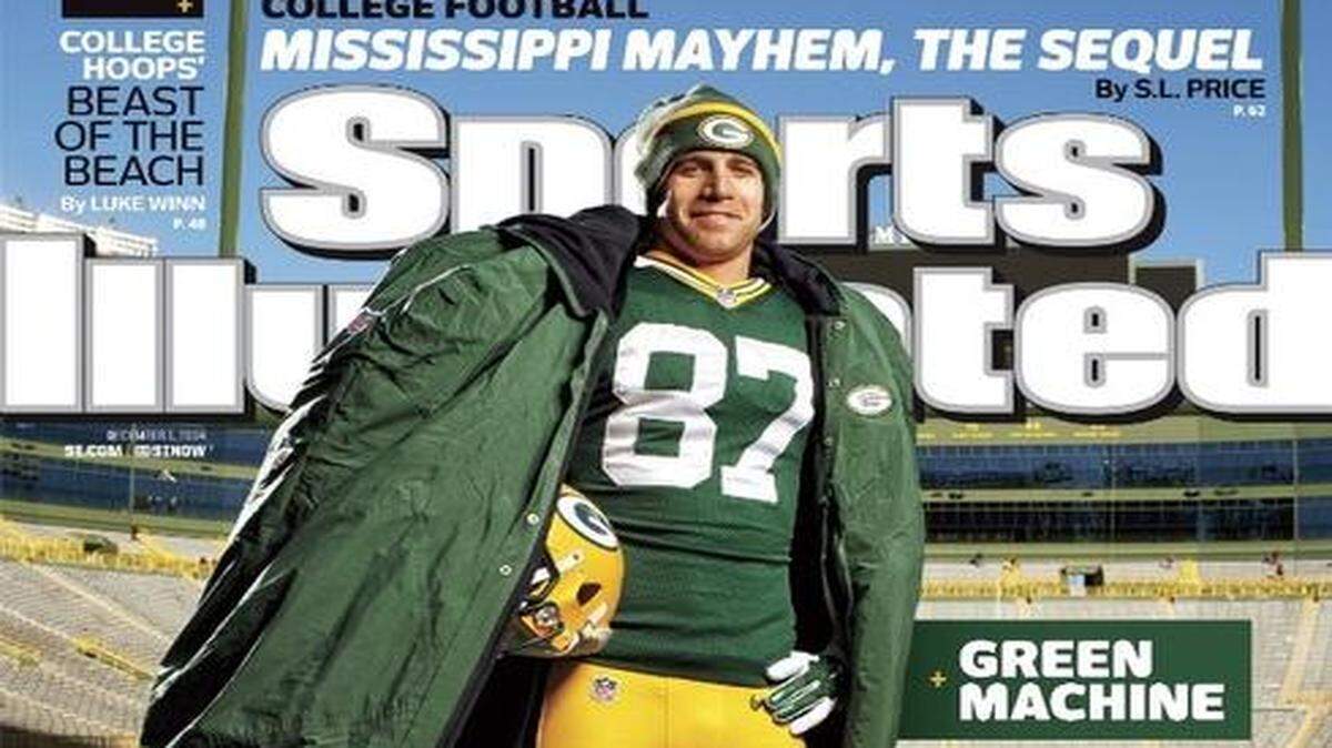 
Jordy Nelson appears on the Dec. 1, 2014 cover of Sports Illustrated.
