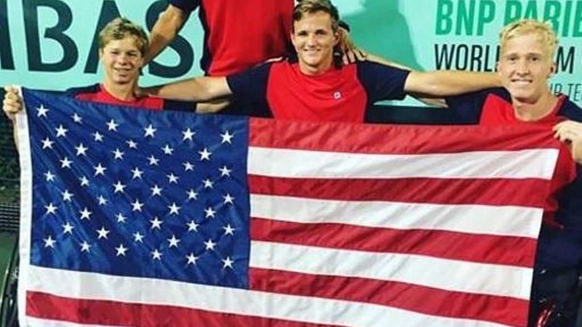 Wichitan Casey Ratzlaff, right, was part of the American team that successfully defended its World Team Cup, the top event for wheelchair tennis.