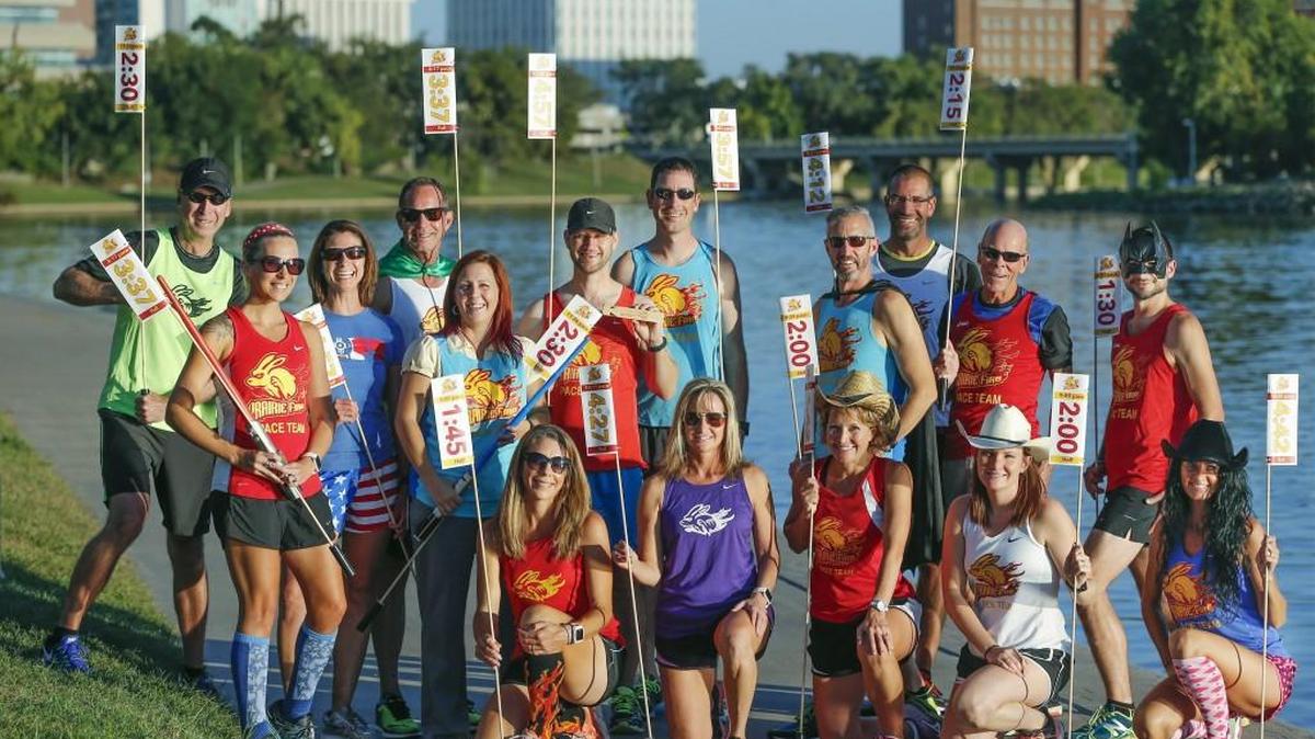 Prairie Fire Marathon pace runners will be in full force in the marathon and half marathon Sunday.