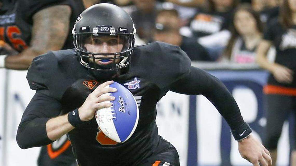 
Kyle Jech is one of three Force quarterbacks to suffer an injury so far this season. Two recently signed backups will share time Saturday at Salina.
