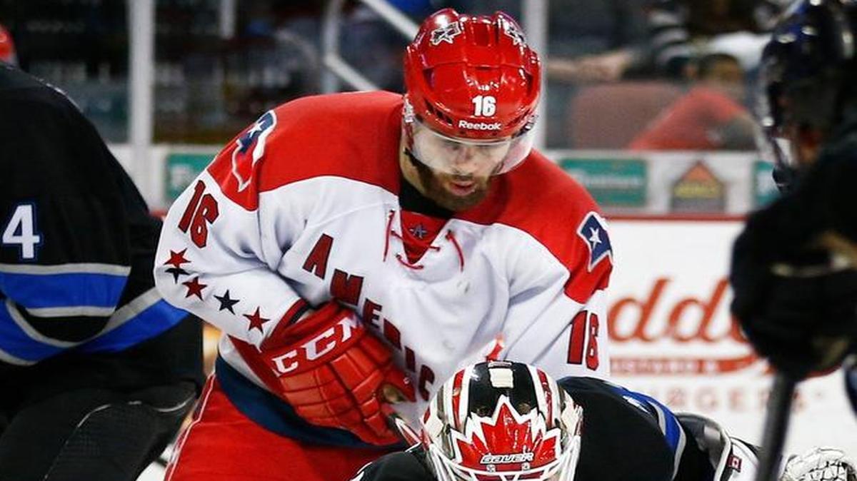 Vincent Arsensau, top, played for the Allen Americans last season but will be a member of the Thunder if he doesn’t make the roster of the Triple-A Birmingham (N.Y.) Senators.