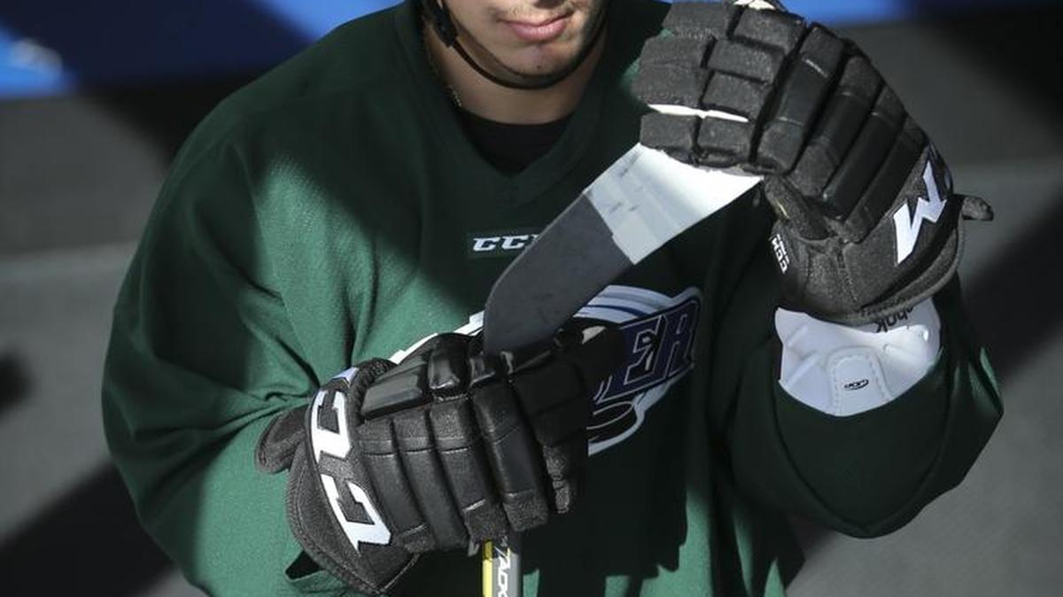 
Anthony DeLuca, at 20, is one of the youngest players to wear a Thunder uniform.
